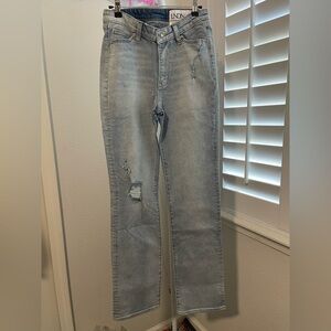 LNDN Light Wash Distressed Denim
